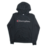 CHAMPION Mens Black Hoodie S