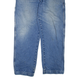 DICKIES Mens Jeans Blue Regular Straight Stone Wash W36 L30