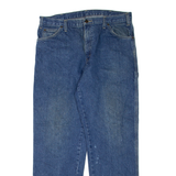 DICKIES Mens Jeans Blue Regular Straight W36 L32