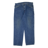 DICKIES Mens Jeans Blue Regular Straight W36 L32