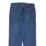 DICKIES Mens Jeans Blue Regular Straight W36 L32