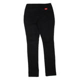 DICKIES Womens Jeans Black Regular Straight W26 L30
