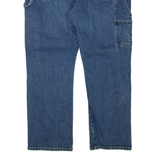 DICKIES Womens Jeans Blue Regular Straight W42 L32
