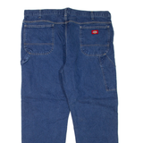 DICKIES Mens Jeans Blue Regular Straight W40 L30