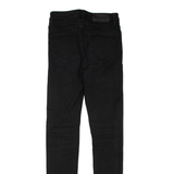 ALL SAINTS Womens Jeans Black Regular Skinny W24 L30