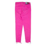 TOMMY JEANS Mid Rise Nora Womens Jeans Pink Regular Skinny W28 L25