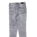 DIESEL Womens Jeans Grey Regular Skinny W26 L27