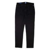PRETTY GREEN Errwood Womens Jeans Black Regular Straight W30 L30