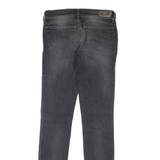 DIESEL Womens Jeans Grey Regular Skinny Stone Wash W26 L32