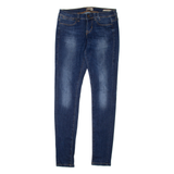 GUESS Womens Jeans Blue Regular Skinny Stone Wash W28 L34