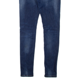 GUESS Womens Jeans Blue Regular Skinny Stone Wash W28 L34