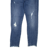 TOMMY HILFIGER Distressed Womens Jeans Blue Regular Skinny W32 L27
