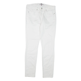 TOMMY HILFIGER Womens Jeans White Regular Skinny W30 L31