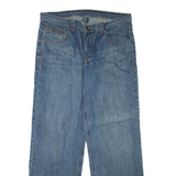 KANGOL Mens Jeans Blue Regular Straight W34 L31