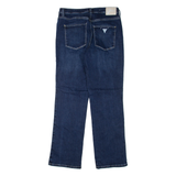 GUESS Mid Rise Womens Jeans Blue Regular Straight W30 L30