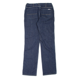 CARHARTT Blanket Lined Workwear Womens Jeans Blue Regular Straight W31 L32