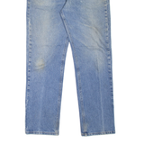 CARHARTT Workwear Mens Jeans Blue Regular Straight Stone Wash W34 L34