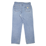 CARHARTT Workwear Womens Jeans Blue Regular Straight Stone Wash W32 L30
