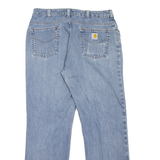 CARHARTT Workwear Womens Jeans Blue Regular Straight Stone Wash W31 L30