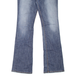 GUESS Premium Daredevil Womens Jeans Blue Regular Bootcut Stone Wash W29 L34