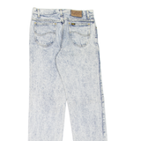 LEE Womens Jeans Blue Slim Tapered 90s Acid Wash W30 L34