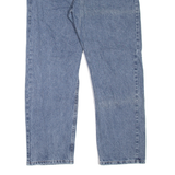 WRANGLER Mens Jeans Blue Relaxed Straight W36 L30