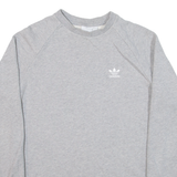 ADIDAS Mens Sweatshirt Grey S