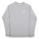 ADIDAS Mens Sweatshirt Grey S
