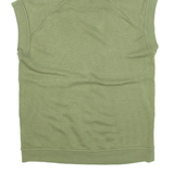 NIKE Sleeveless Mens Sweatshirt Green High Neck XS