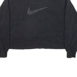NIKE Cropped Womens Sweatshirt Black S