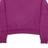 CHAMPION Womens Sweatshirt Pink 1/4 Zip S
