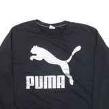 PUMA Womens Sweatshirt Black S