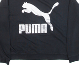 PUMA Womens Sweatshirt Black S