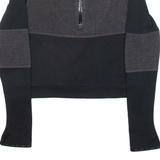 NIKE Cropped Womens Sweatshirt Black M