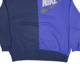 NIKE Womens Sweatshirt Blue XS