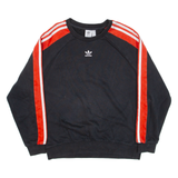 ADIDAS Womens Sweatshirt Black UK 12
