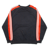 ADIDAS Womens Sweatshirt Black UK 12