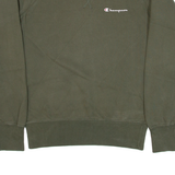 CHAMPION Mens Sweatshirt Green XS