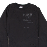 NIKE Mens Sweatshirt Black XS