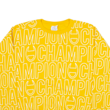 CHAMPION Womens Sweatshirt Orange XS