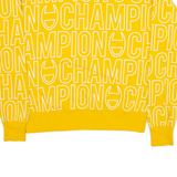 CHAMPION Womens Sweatshirt Orange XS