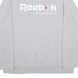 REEBOK Womens Sweatshirt Grey L