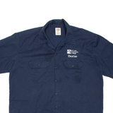 DICKIES Mens Worker Shirt Blue XL