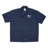 DICKIES Mens Worker Shirt Blue XL