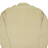 DICKIES Mens Worker Shirt Beige Long Sleeve XL