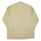 DICKIES Mens Worker Shirt Beige Long Sleeve XL