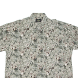 REDHEAD Mens Shirt Grey Crazy Pattern 2XL
