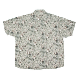 REDHEAD Mens Shirt Grey Crazy Pattern 2XL