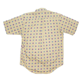 SALMON RIVER Mens Shirt Beige Diamond S