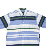 NAUTICA Mens Shirt Blue Striped L